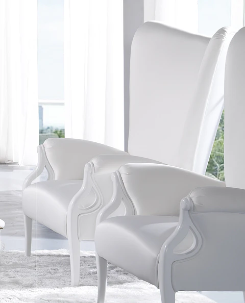 White Mate Armchair M202.526