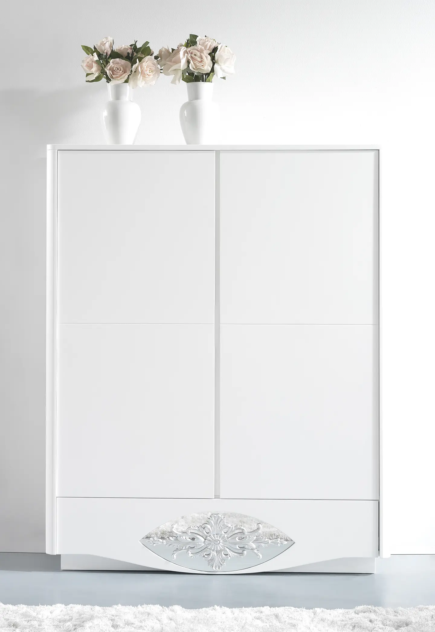 Mueble bar blanco mate / plateado M203.527 1