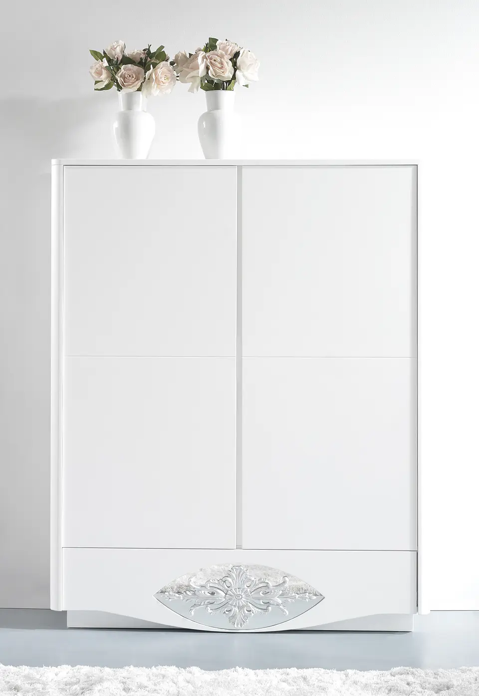 Mueble bar blanco mate / plateado M203.527 1