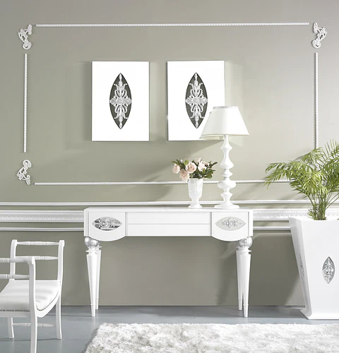 Console Matte White/Silver M204