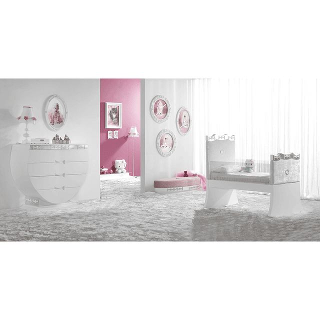 White / Pink M209 Children's Room