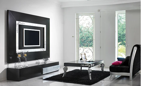 Living Room Mate Black / Silver M170