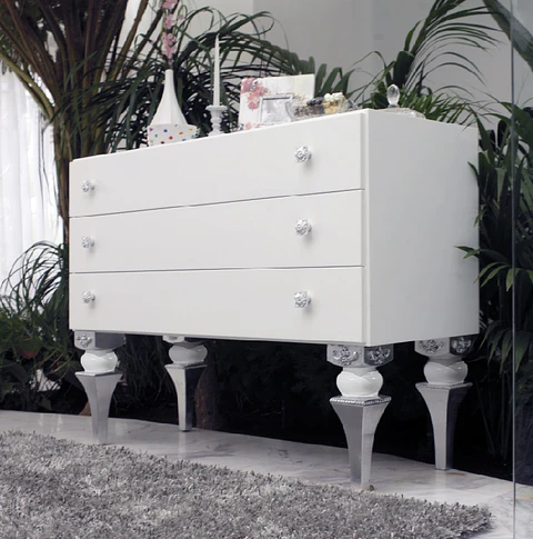 Salle blanche / argent M148