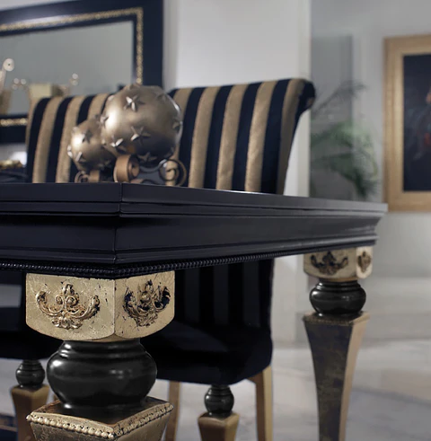 Dining Room Black / Gold M152