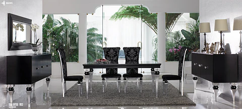 Dining Room Black / Silver M153