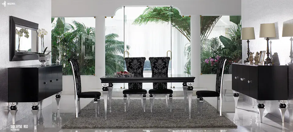 Comedor Negro / Plata M153 1