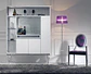 White Bar Cabinet Mate M158 - thumbnail 2