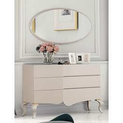 Commode Ella Collection Mink S Shine / Gold