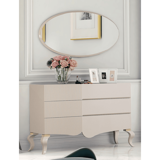 Dresser Ella Collection Mink S Shine / Gold