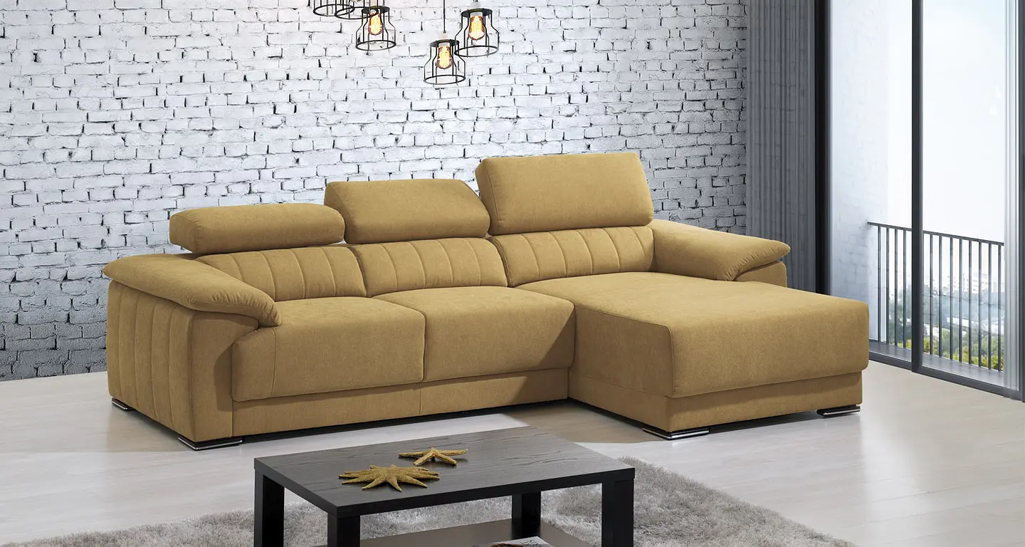 Sofá Orly + Chaise Longue 1