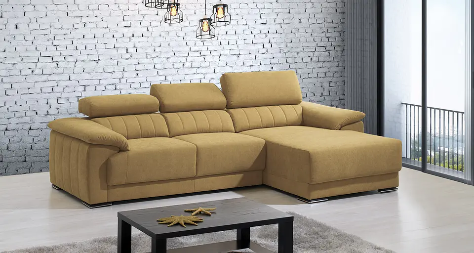 Sofá Orly + Chaise Longue 1