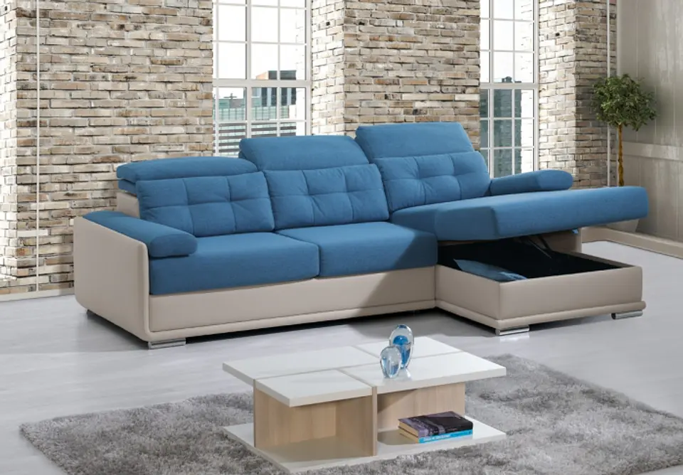 Sofá + Chaise Longue Daytona 3