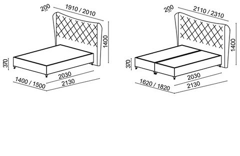 Majestic Upholstered Bed