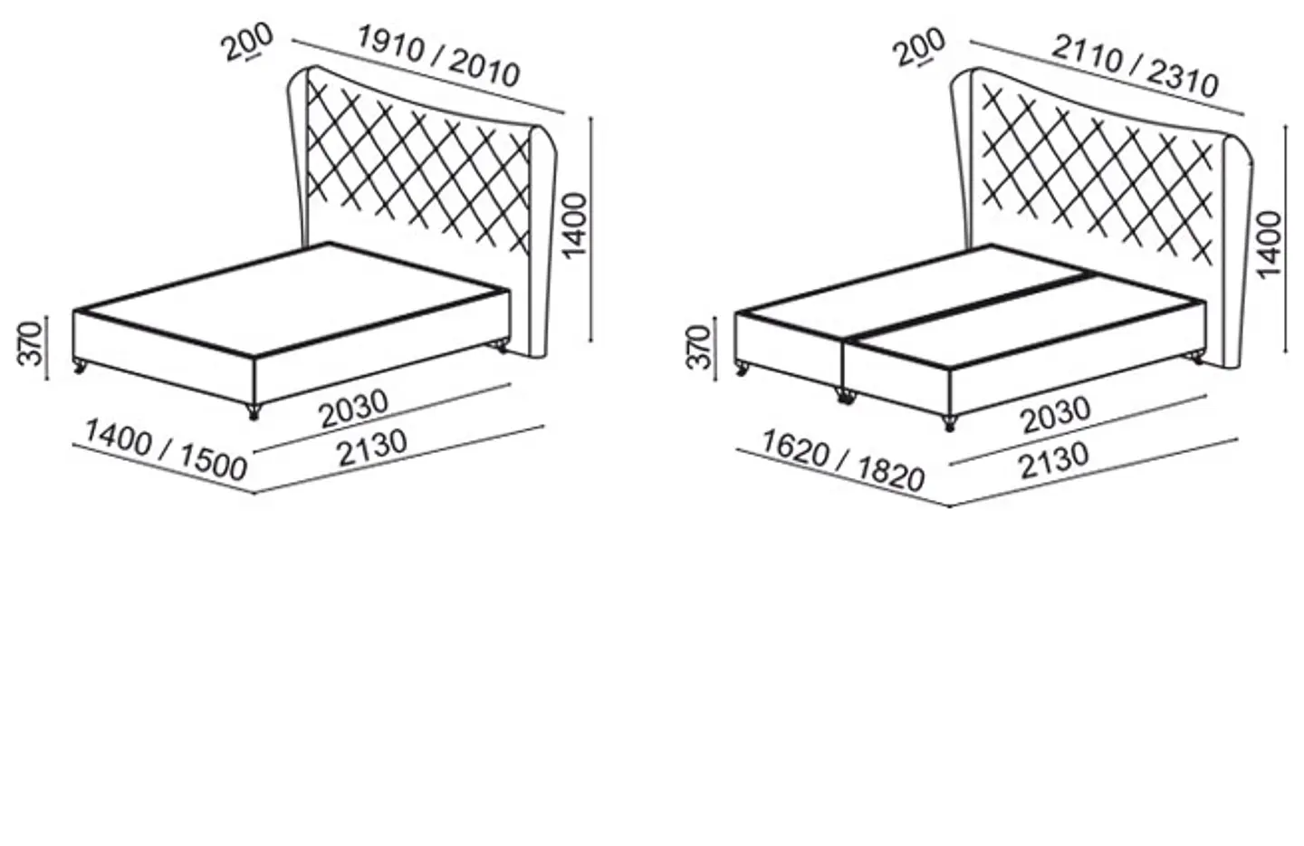 Majestic Upholstered Bed 2
