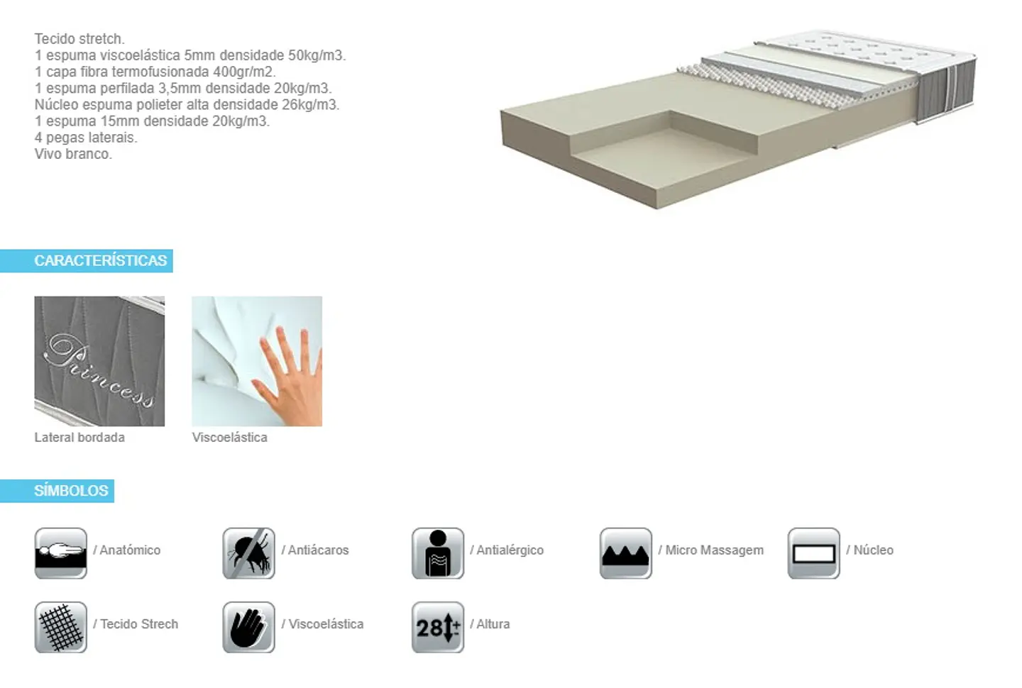 Princess Lusocolchão Mattress 2