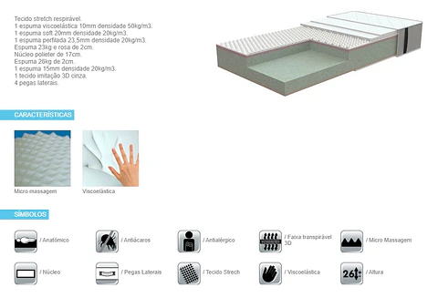 Mattress Lusocolchão Viscoar
