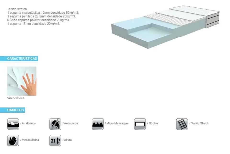 Matelas Lusocolchão Dubai 2
