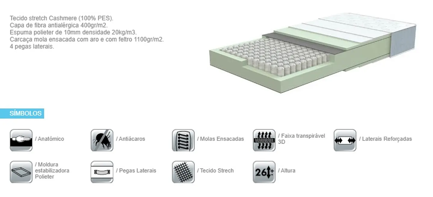 Lusocolchão Splendid Pocket Springs Mattress 2