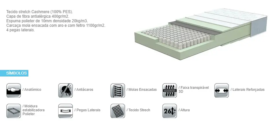 Lusocolchão Splendid Pocket Springs Mattress 2