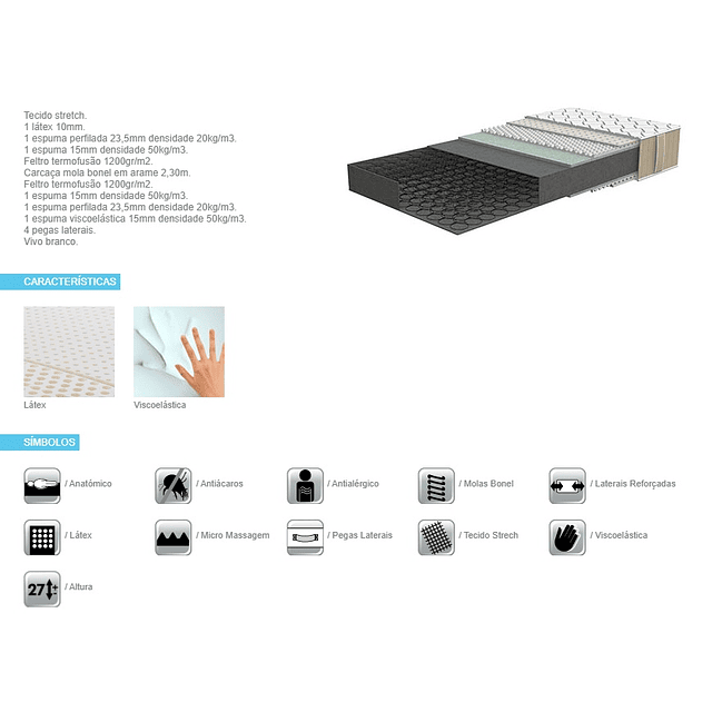 Matelas Lusocolchão Duo Relax