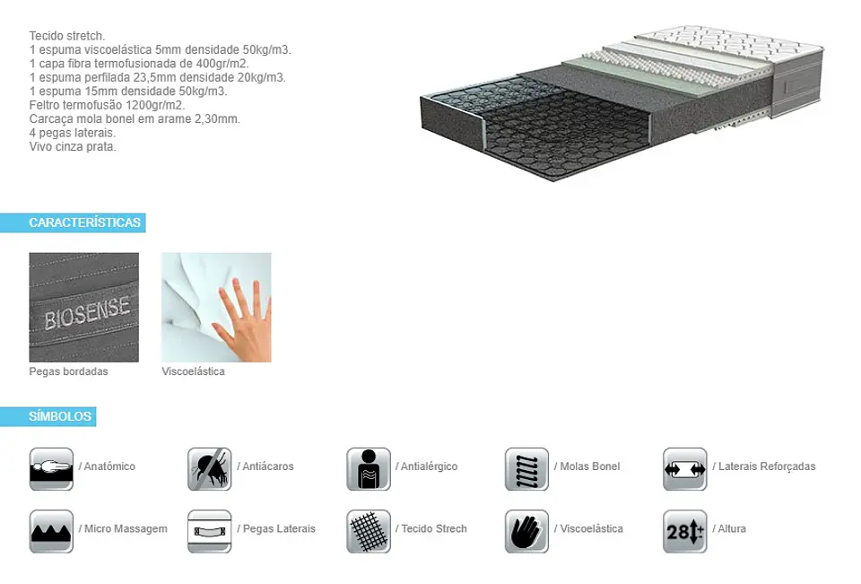 Lusocolchão Biosense Mattress 2
