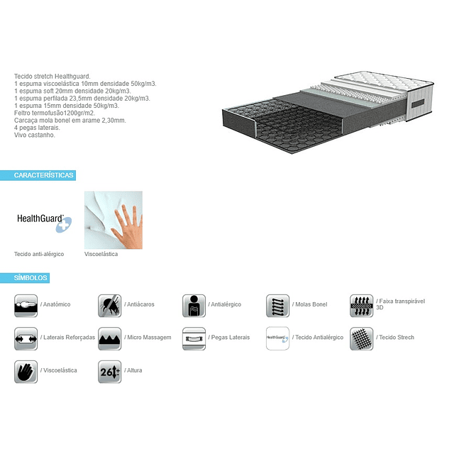 Matelas thermique Lusocolchão