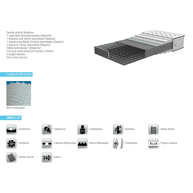 Matelas Lusocolchão Veneza