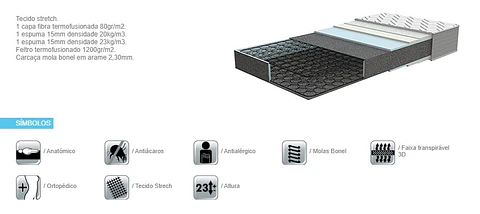 Super Orthopedic Lusocolchão Mattress