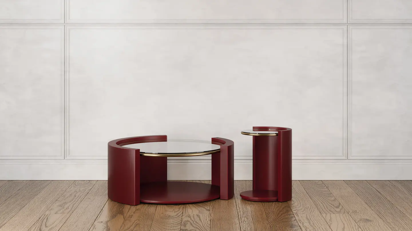 Mesa de Centro e Mesa de Apoio Aura 1