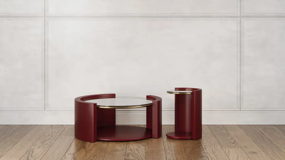 Mesa de Centro e Mesa de Apoio Aura 1