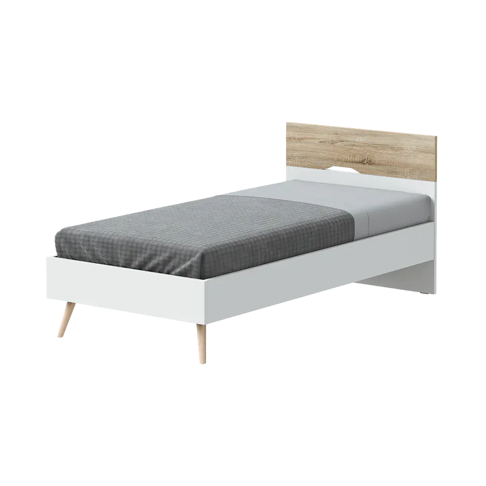 Cama Individual Faro com Estrado (colchão 190x90) 1