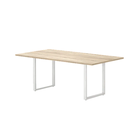 Mesa de Jantar Málaga 200x100 Pés Metálicos