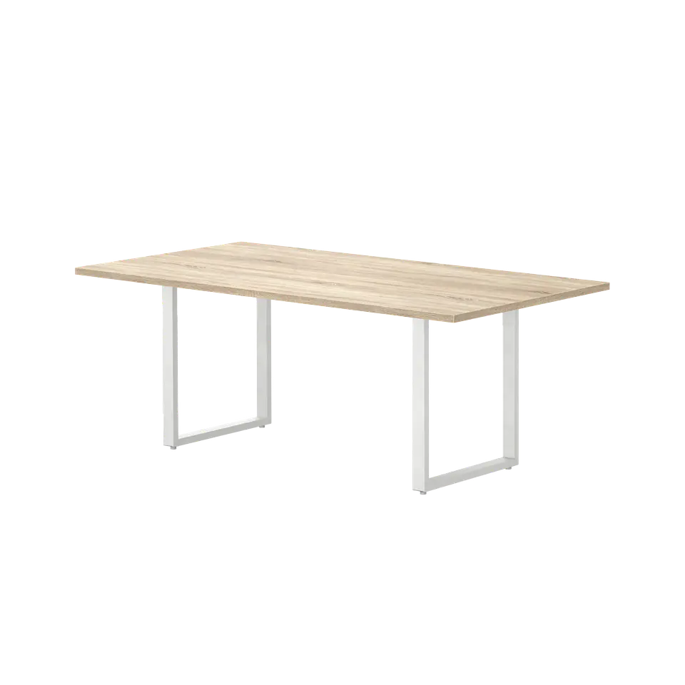 Mesa de Jantar Málaga 200x100 Pés Metálicos 1