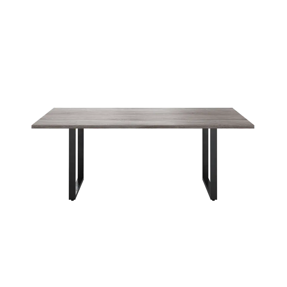 Mesa de Jantar Málaga 200x100 Pés Metálicos 2