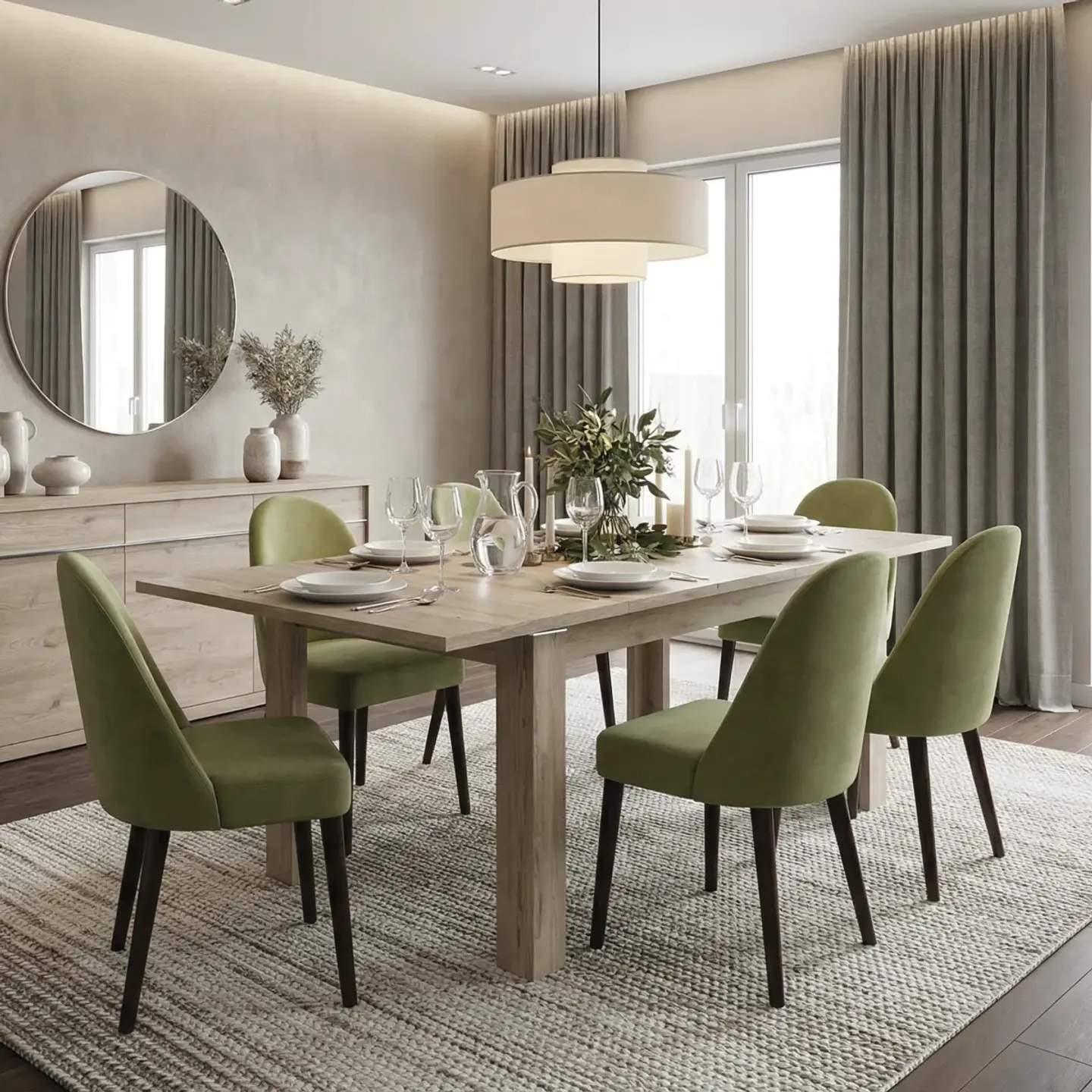 Mesa de Jantar Extensível Toronto Vita 4