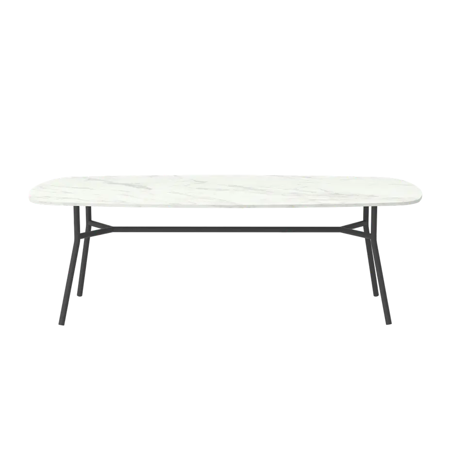 Mesa de Jantar Malmo Pés Metálicos 4