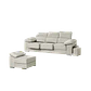 Sofá Argo 3 Lugares com Terminal e Puffs - Thumbnail 2