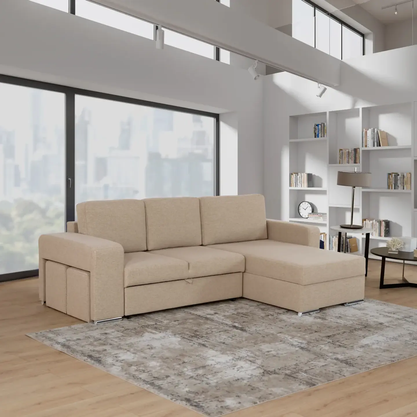Sofá Cama Calvin Chaise 3