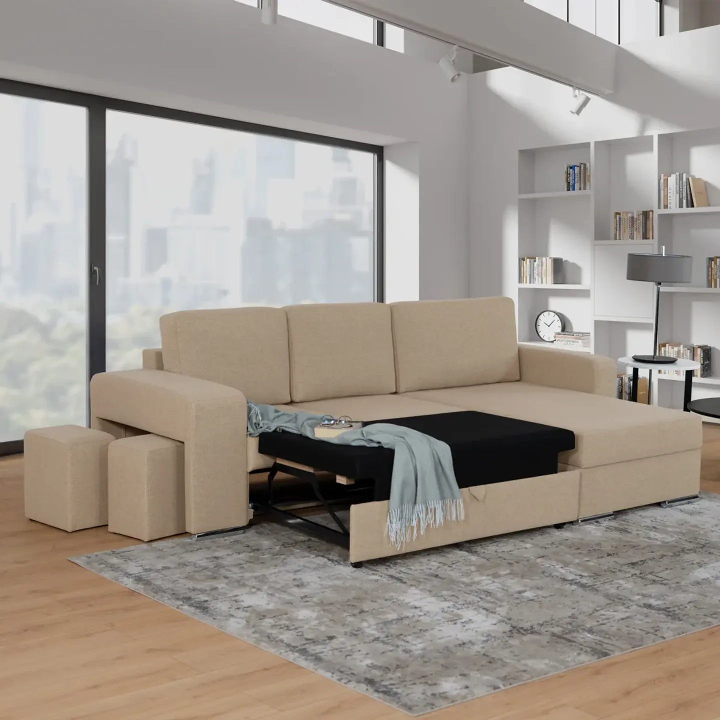 Sofá Cama Calvin Chaise 4