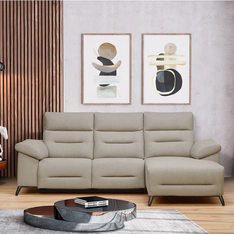 Sofá + Chaise Longue Deryl