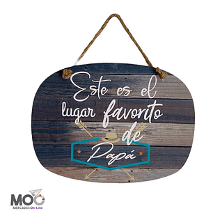 Cuadro Ovalado de Madera 