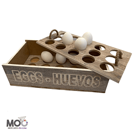 Caja de Madera para los Huevos 