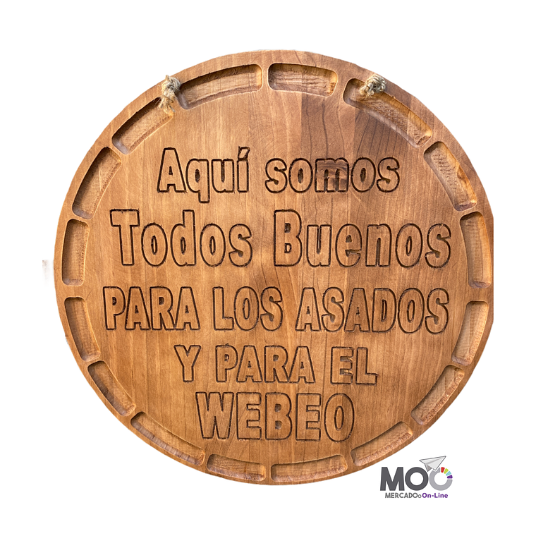 Cuadro de Madera Circular - 