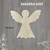 Angelitos en madera MDF, Dos medidas, Diseños - Para Pintar