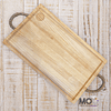 Tabla para Cortar 30x50 cm manilla de yute - 3cm Grosor