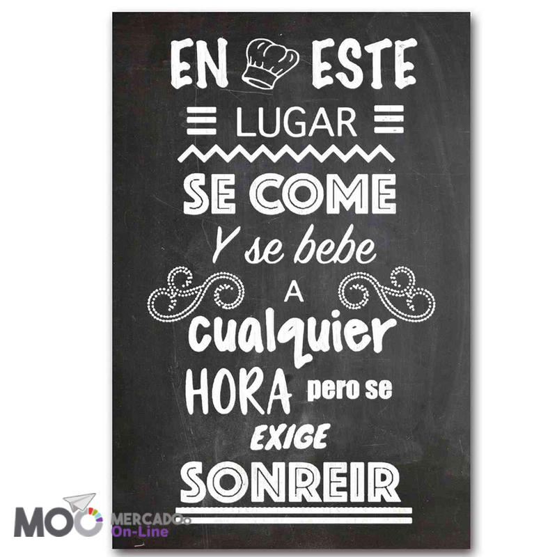 Cuadro de Madera "En este lugar"