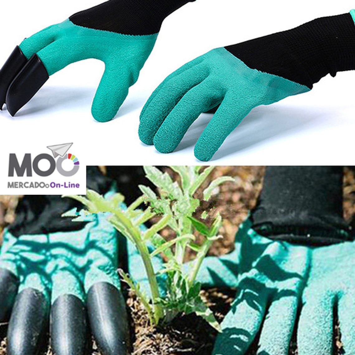 Guantes de jardin c/ garra 1