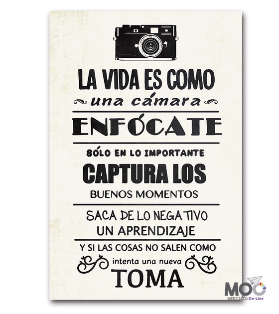Cuadro de Madera " La Camara"