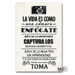 Cuadro de Madera " La Camara"