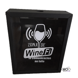 Caja de Corchos "Wine Fi" (29x30 cm)